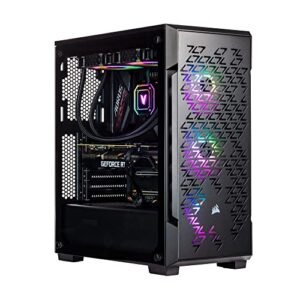 Velztorm Ferrux II Custom Built Gaming Desktop PC (Intel i9-11900K 8-Core, GeForce RTX 2060, 16GB RAM, 1TB PCIe SSD + 1TB HDD (3.5), WiFi, USB 3.2, Bluetooth, Display Port, Win 11 Home)