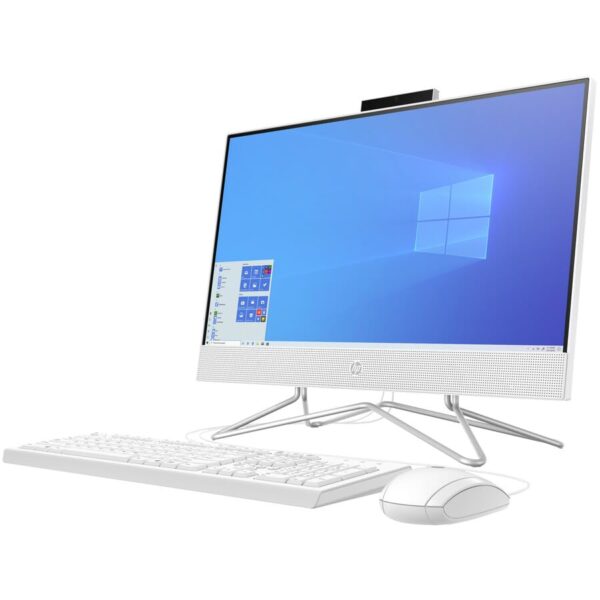HP 2023 21.5 inch AIO Desktop, Intel Celeron J4025 Processor, Intel UHD Graphics 600, 12GB RAM, 512GB PCIe SSD, Windows 11 Home, White, Z&O Accessories - Image 4