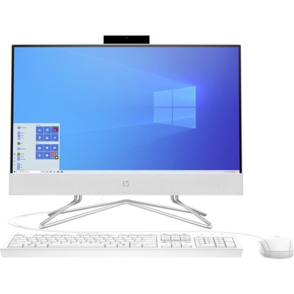 HP 2023 21.5 inch AIO Desktop, Intel Celeron J4025 Processor, Intel UHD Graphics 600, 12GB RAM, 512GB PCIe SSD, Windows 11 Home, White, Z&O Accessories